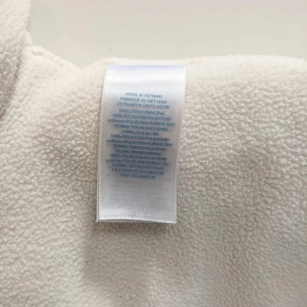 Ralph Lauren Cream Quilted Hooded Snowsuit